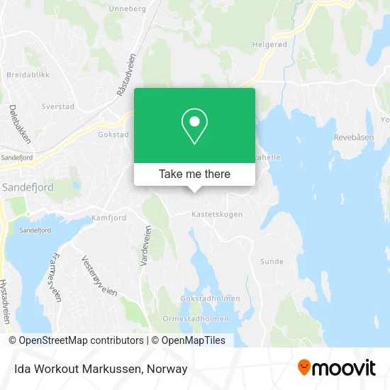 Ida Workout Markussen map