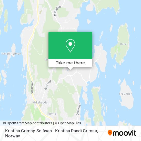 Kristina Grimsø Solåsen - Kristina Randi Grimsø map