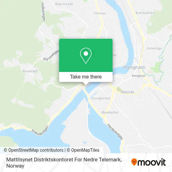 Mattilsynet Distriktskontoret For Nedre Telemark map