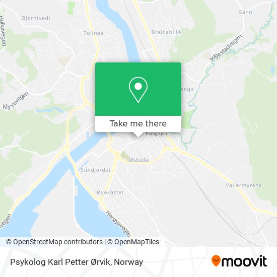 Psykolog Karl Petter Ørvik map