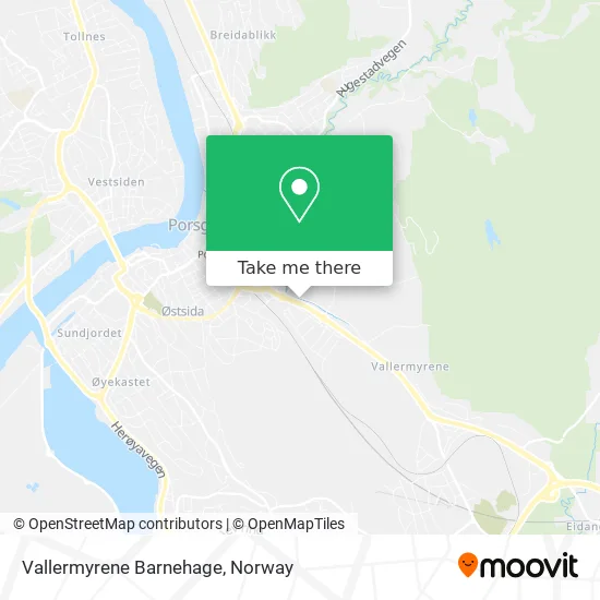 Vallermyrene Barnehage map