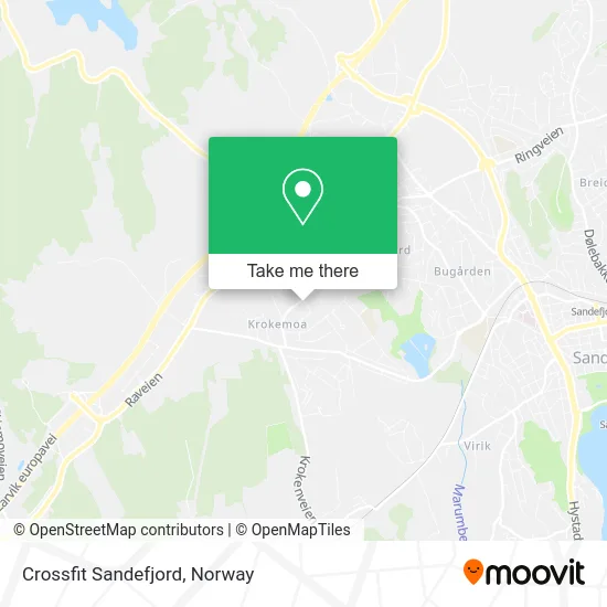 Crossfit Sandefjord map