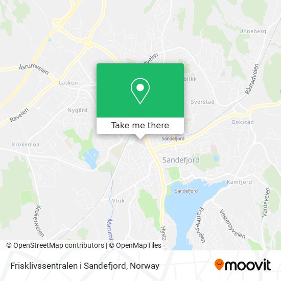 Frisklivssentralen i Sandefjord map