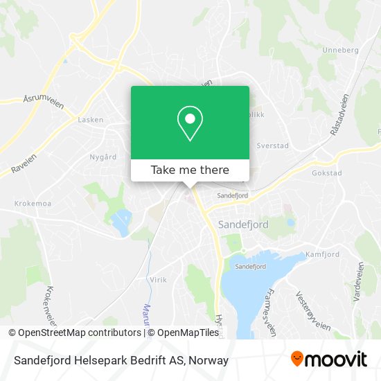 Sandefjord Helsepark Bedrift AS map