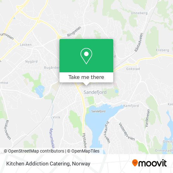 Kitchen Addiction Catering map