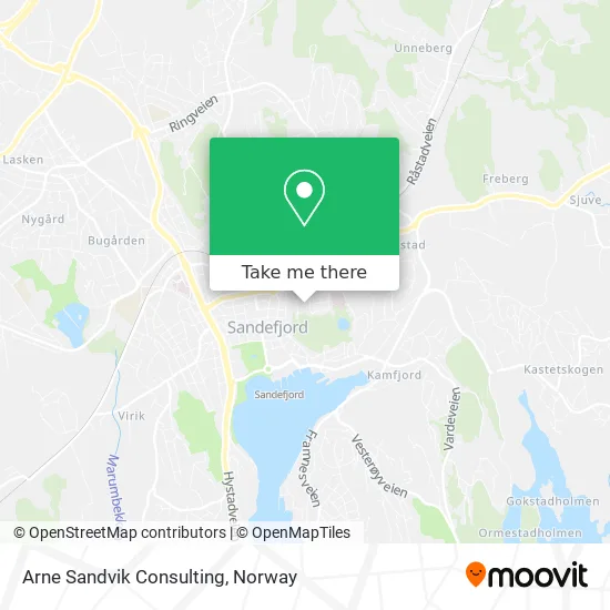 Arne Sandvik Consulting map