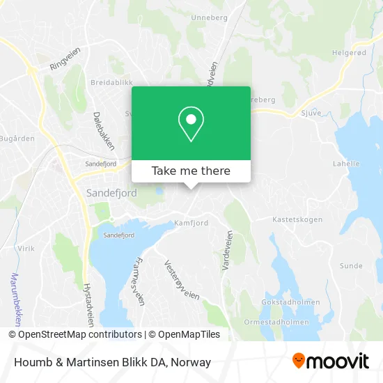 Houmb & Martinsen Blikk DA map