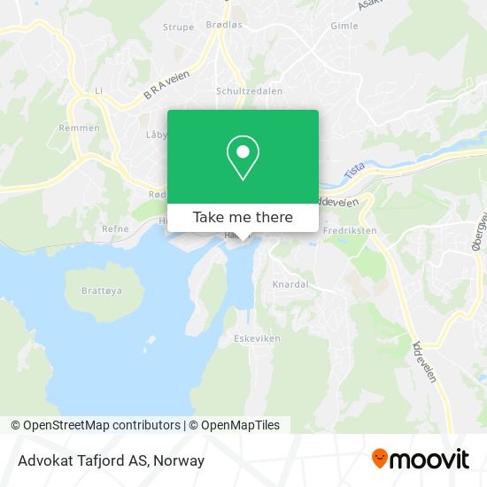 Advokat Tafjord AS map