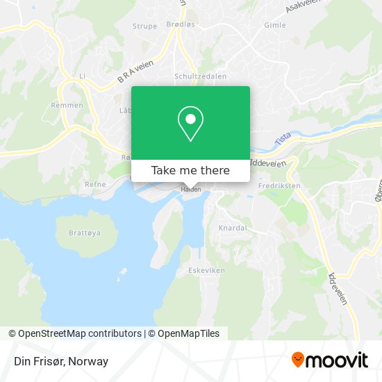 Din Frisør map