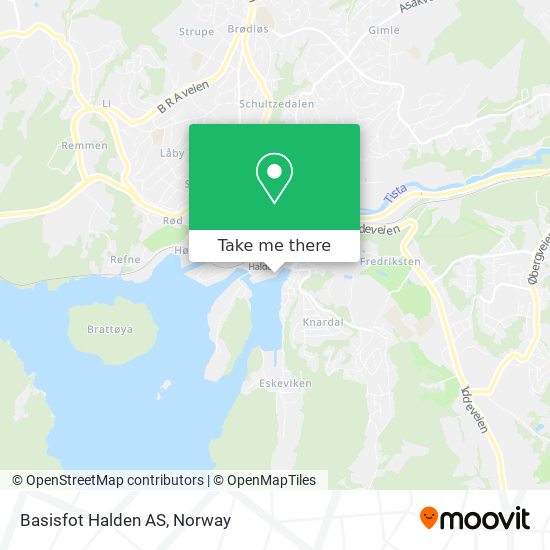 Basisfot Halden AS map