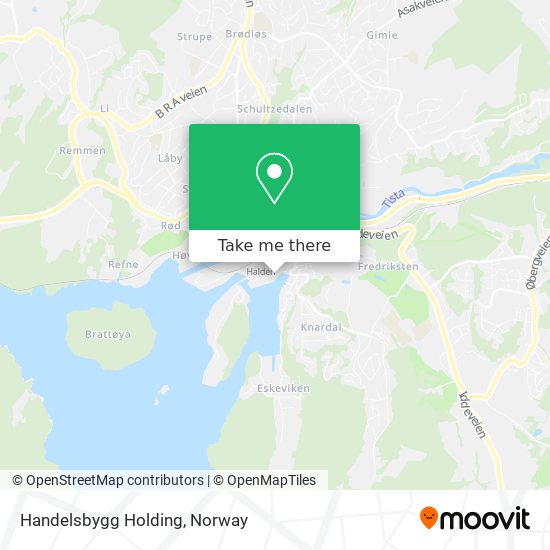 Handelsbygg Holding map