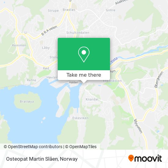 Osteopat Martin Slåen map