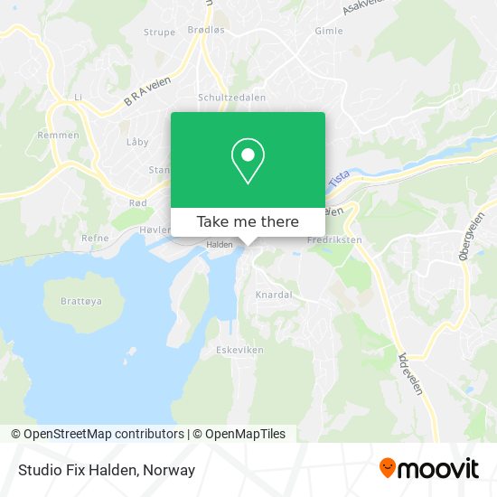 Studio Fix Halden map