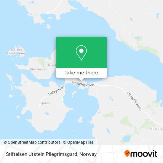 Stiftelsen Utstein Pilegrimsgard map