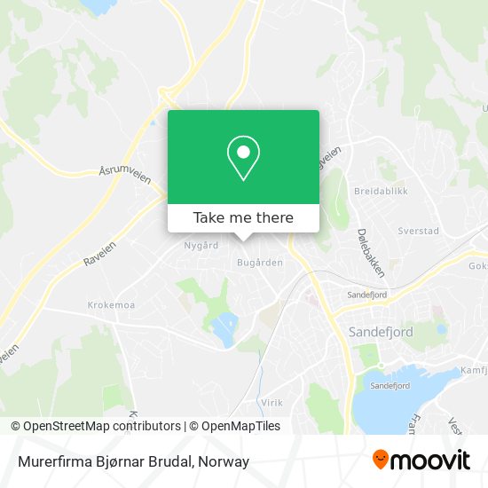 Murerfirma Bjørnar Brudal map