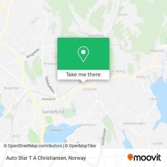 Auto Star T A Christiansen map