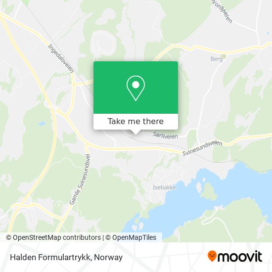 Halden Formulartrykk map