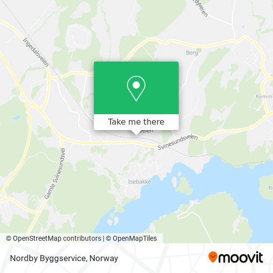 Nordby Byggservice map