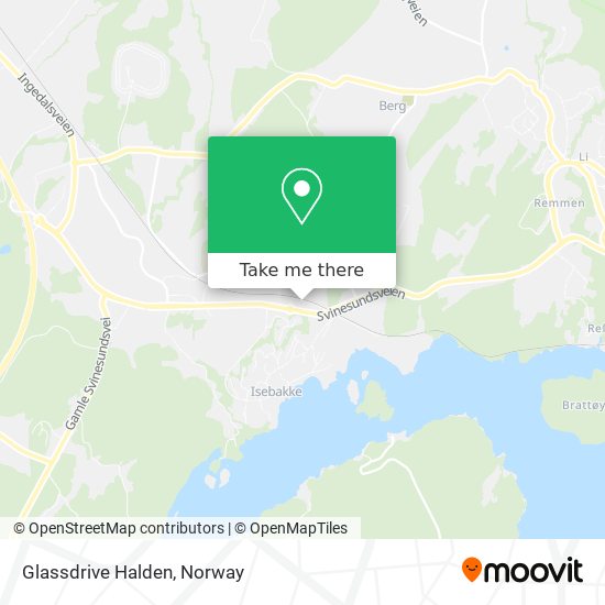 Glassdrive Halden map
