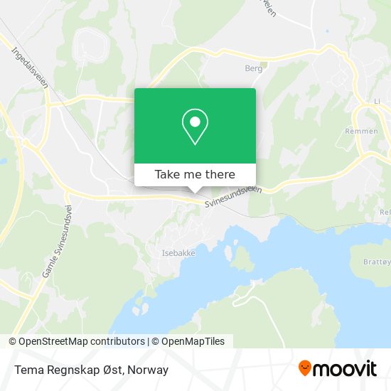 Tema Regnskap Øst map