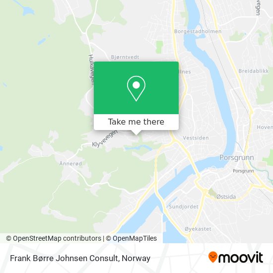 Frank Børre Johnsen Consult map