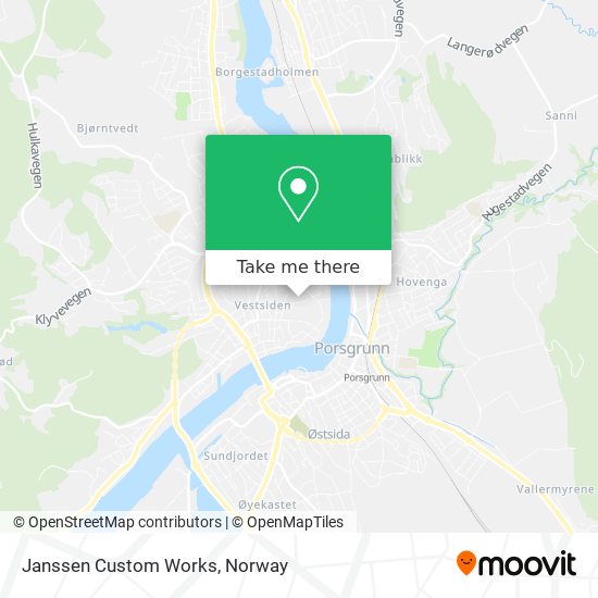 Janssen Custom Works map