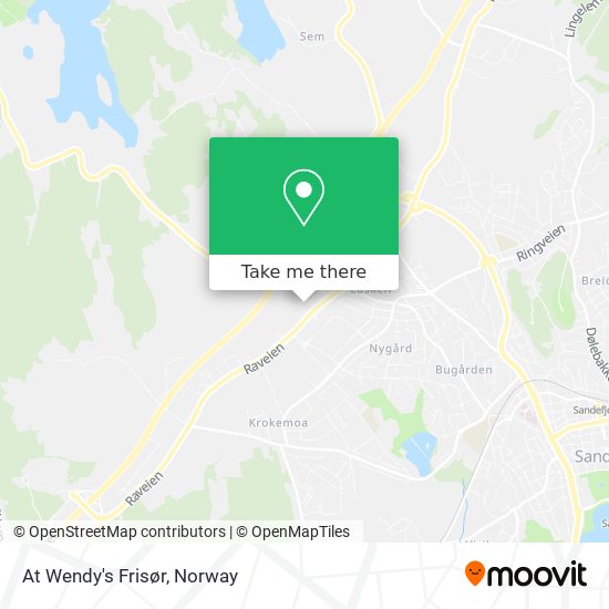 At Wendy's Frisør map