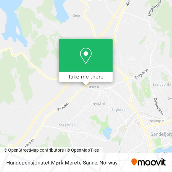Hundepensjonatet Mørk Merete Sanne map