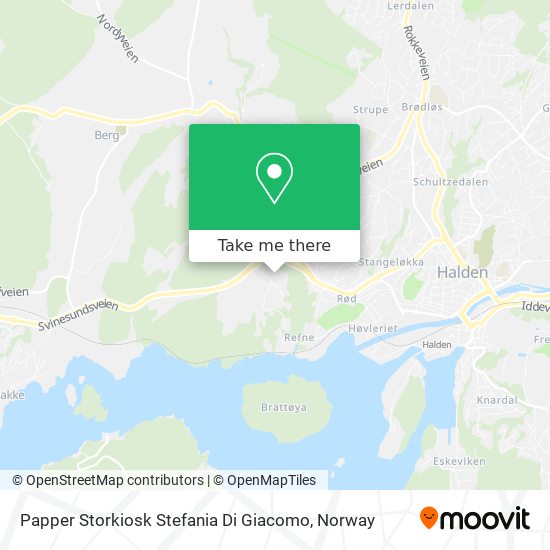 Papper Storkiosk Stefania Di Giacomo map