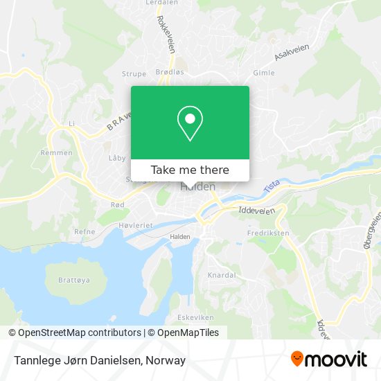 Tannlege Jørn Danielsen map