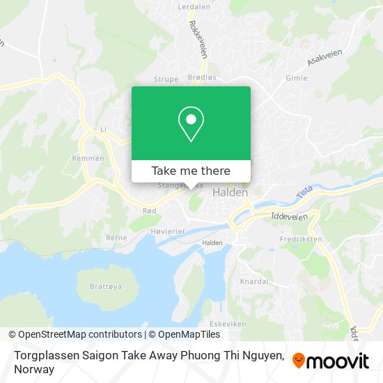 Torgplassen Saigon Take Away Phuong Thi Nguyen map