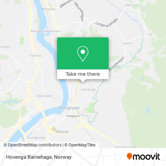 Hovenga Barnehage map