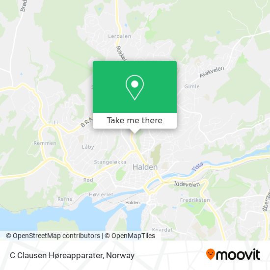 C Clausen Høreapparater map