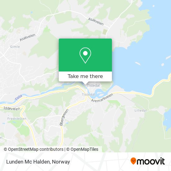 Lunden Mc Halden map