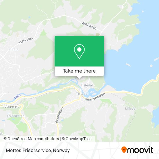 Mettes Frisørservice map