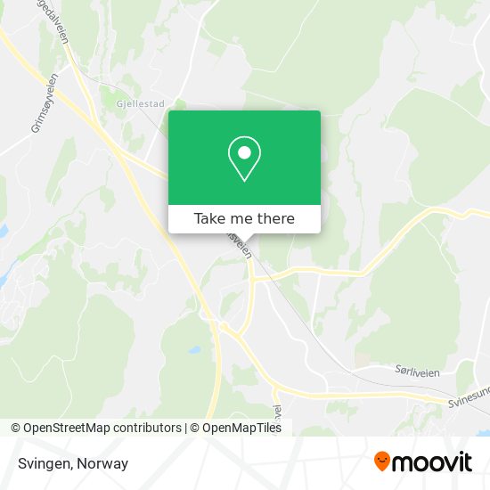 Svingen map