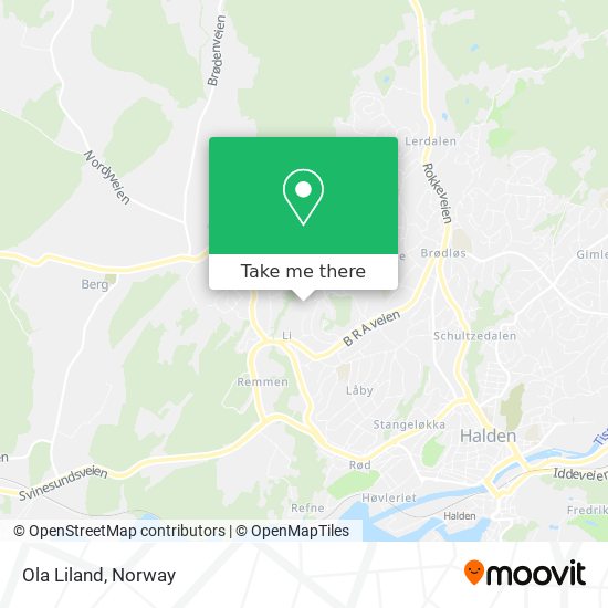 Ola Liland map