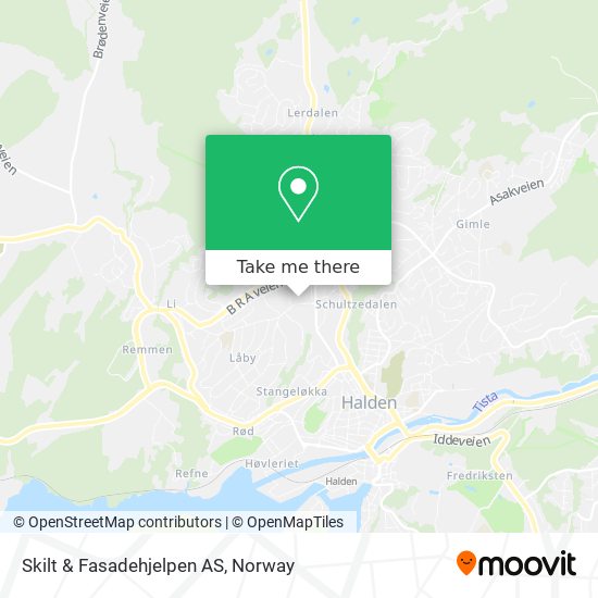 Skilt & Fasadehjelpen AS map