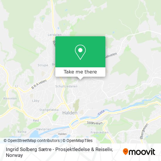 Ingrid Solberg Sætre - Prosjektledelse & Reiseliv map