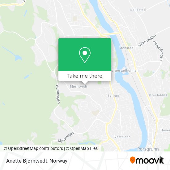 Anette Bjørntvedt map