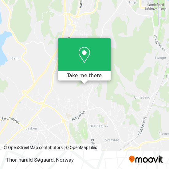 Thor-harald Søgaard map
