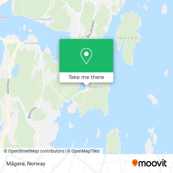 Mågerø map