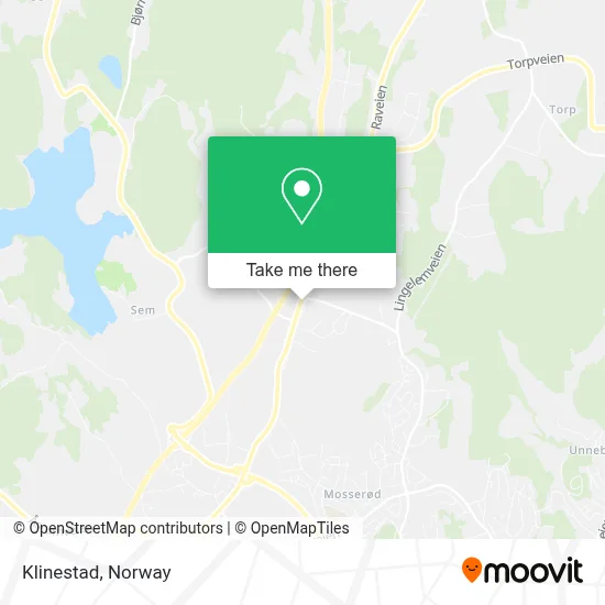 Klinestad map