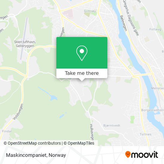 Maskincompaniet map