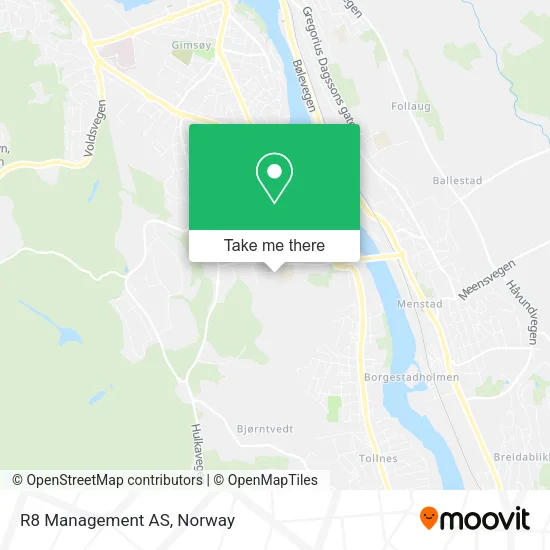 R8 Management AS map