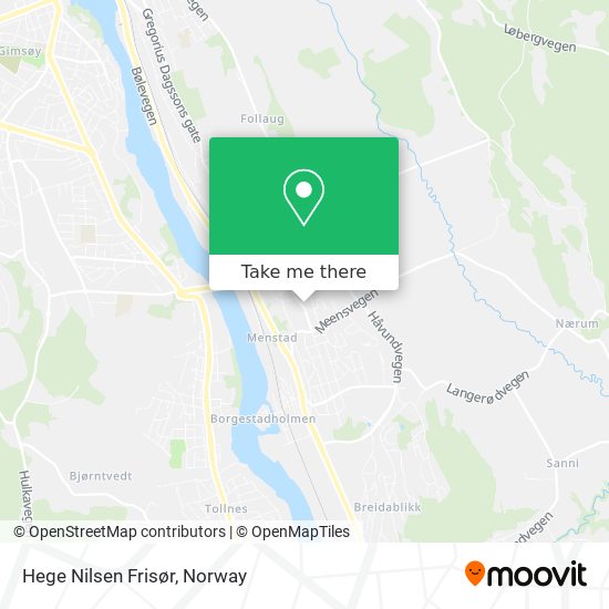 Hege Nilsen Frisør map