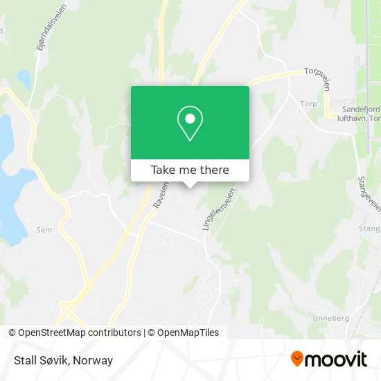 Stall Søvik map