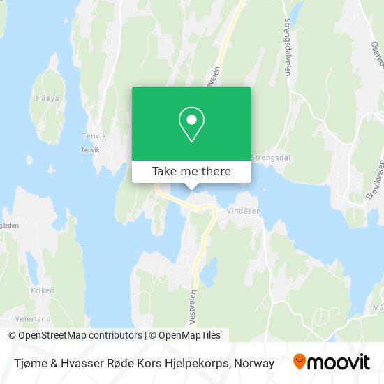 Tjøme & Hvasser Røde Kors Hjelpekorps map