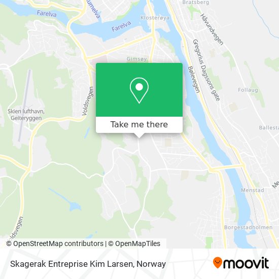 Skagerak Entreprise Kim Larsen map