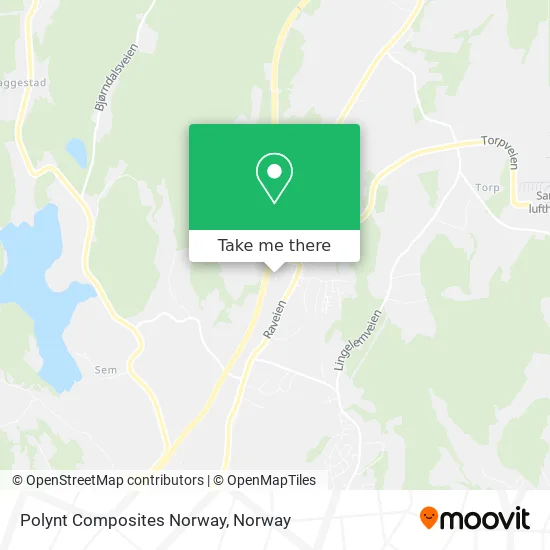 Polynt Composites Norway map
